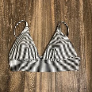 NWOT Aerie Stripped Swim Suit Top